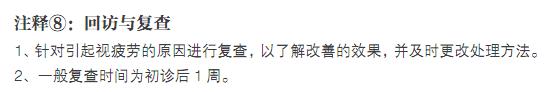 注释8：回访与复查
